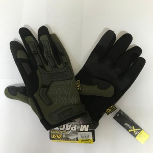 Перчатки тактические Mechanix M-Pact (реплика) олива S, M, L, XL, XXL